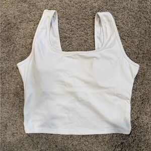 White Women's Workout Tank